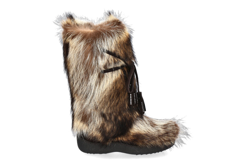 Diavolezza fur boots MARMOTTA MORO