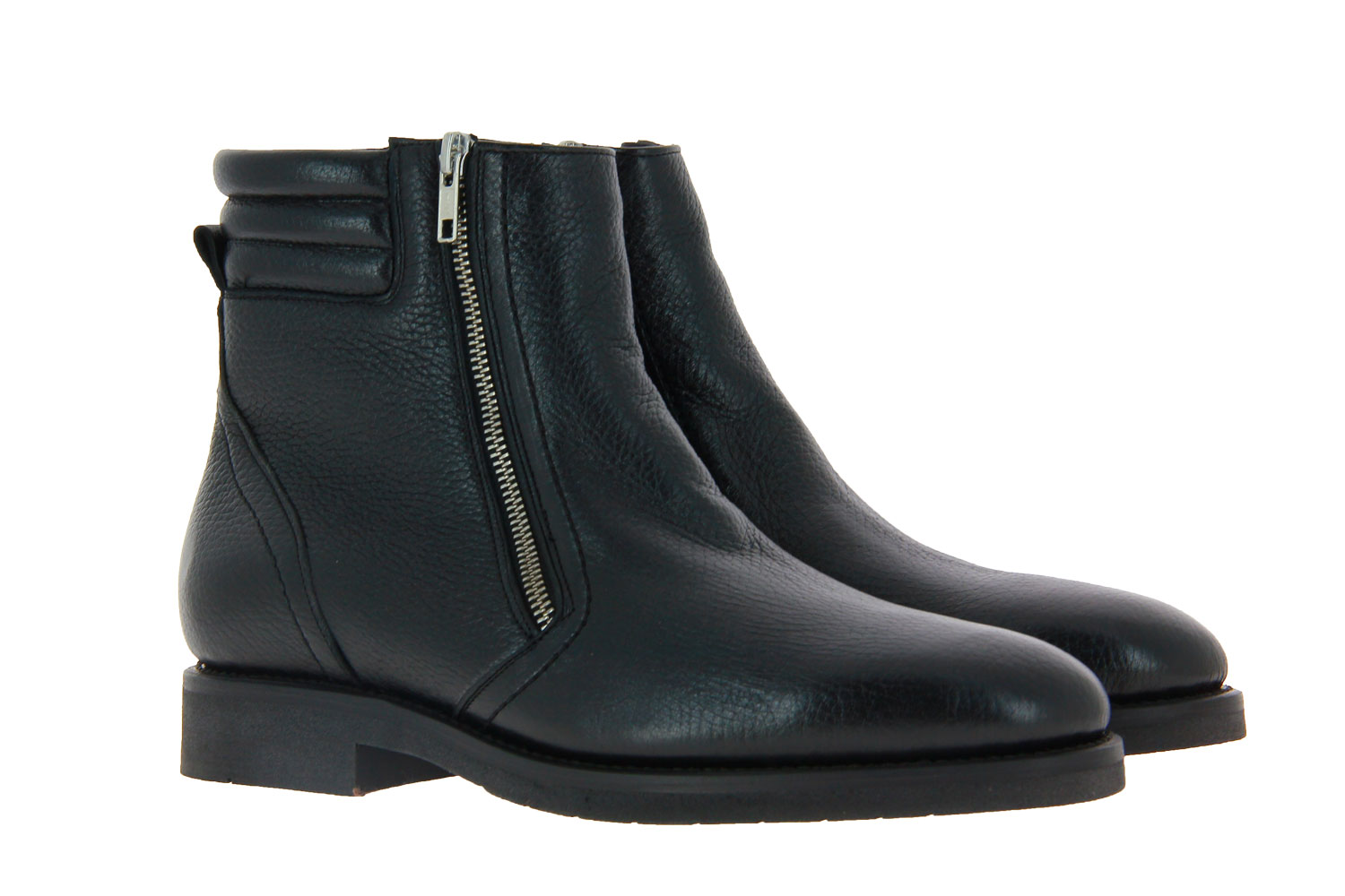 Cordwainer ankle boots lined DEERSKIN BLACK