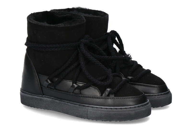 Black Suede Lace Up HIgh Top Sneakers Combat Boots Shoes