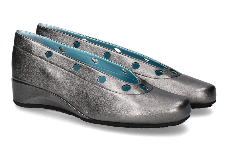 Thierry Rabotin wedge pumps WASH UMBRA GREY