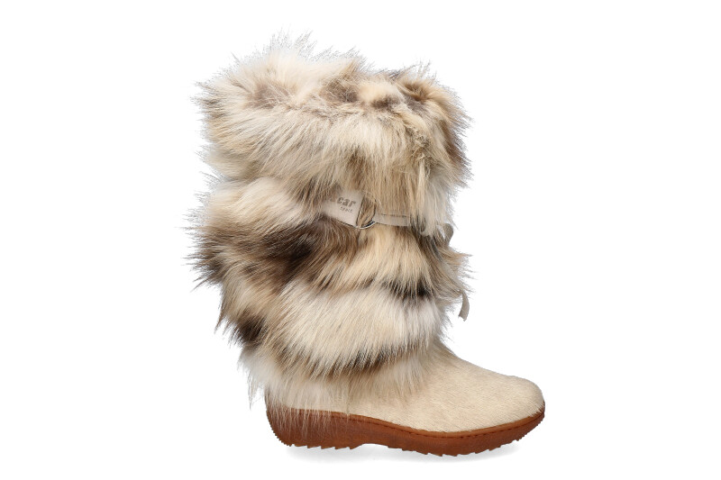 Oscar Sport fur boots VOLPE BIANCO ICEBURG CHIARO