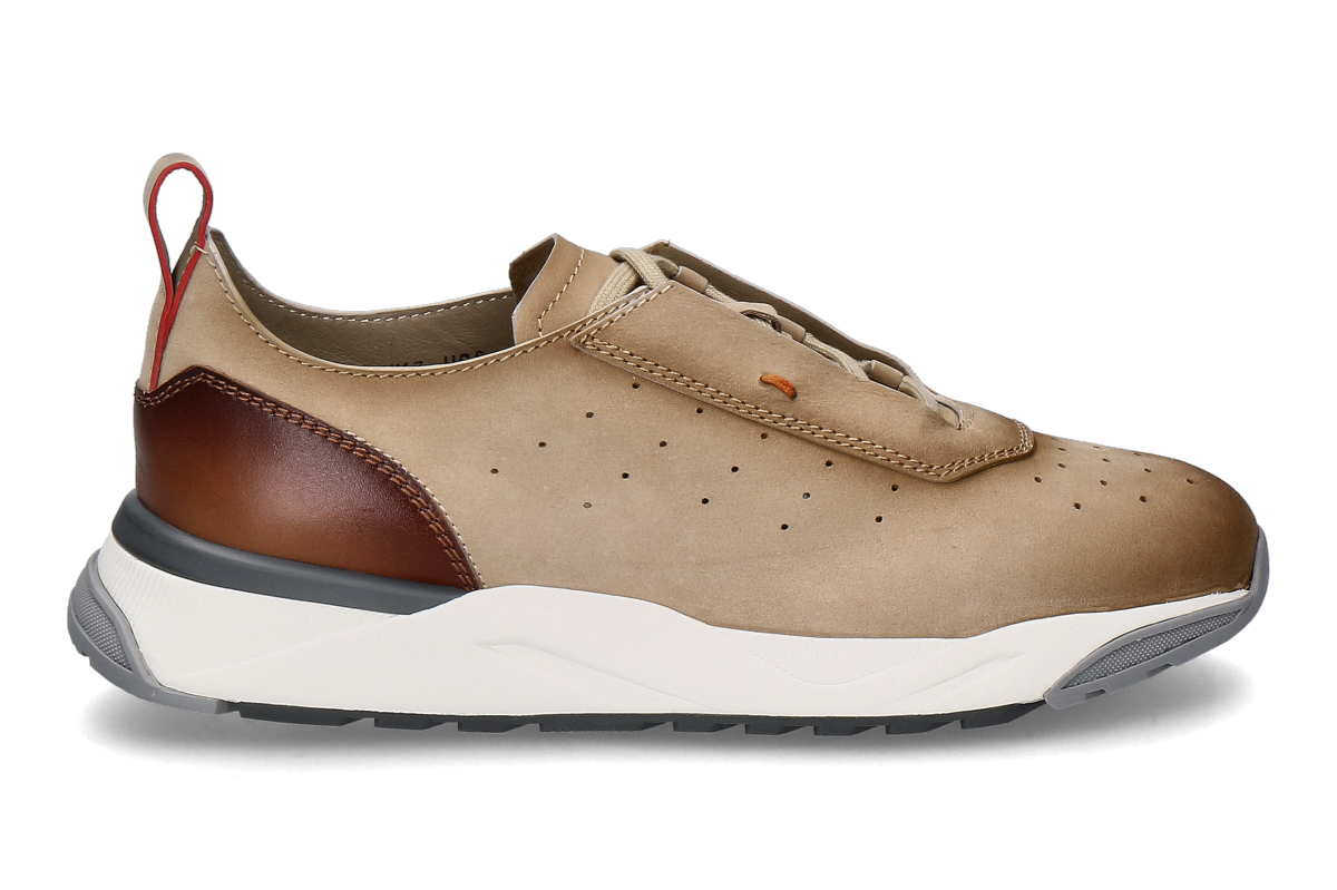 Santoni men's- sneaker NEW LEAS- beige