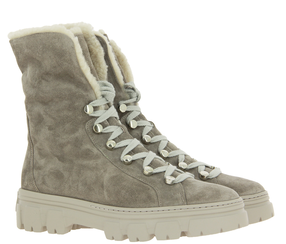 Paul Green ankle boots lined SOFT SUEDE STONE