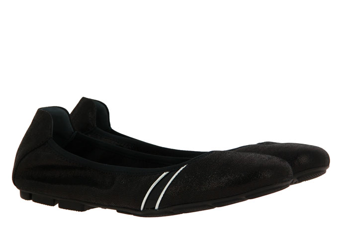 Stringata stile inglese Hogan con tomaia in pelle lucida Nero | The Mooder