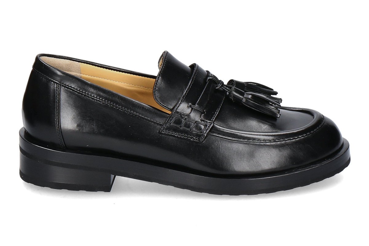 Truman's women's- loafer VITELLO NERO- black