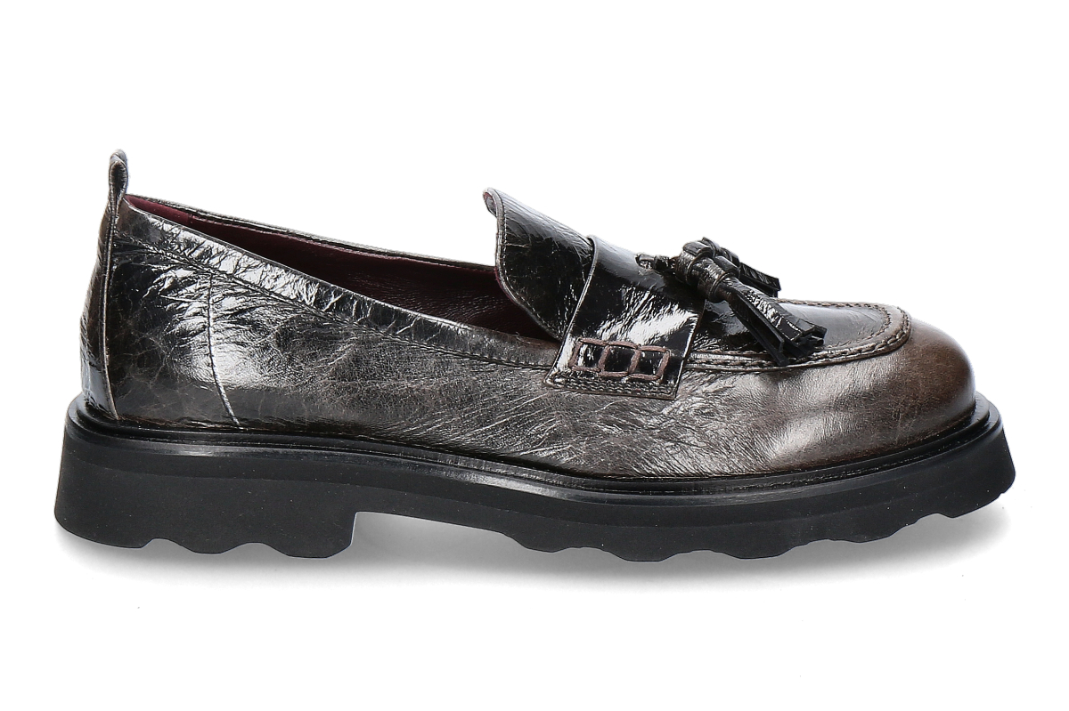 Pomme d'Or loafer NICKY NAPLAK PULL UP- coffee/ dark brown