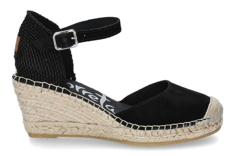 Vidorreta wedge sandals SERRAJE NEGRO CLAVEL NATURAL