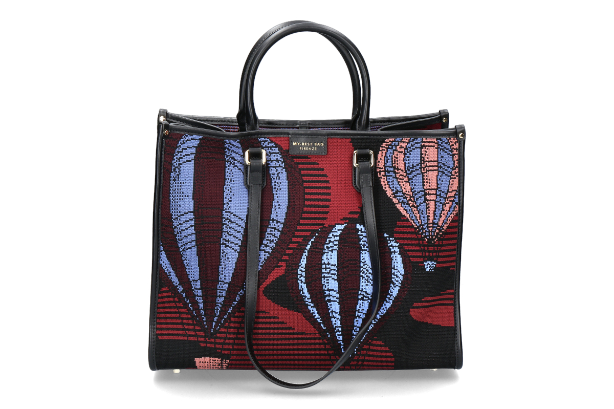  My-Best Bag Firenze bag ATENA MILLENIUM - bordo/blu/planetaire 