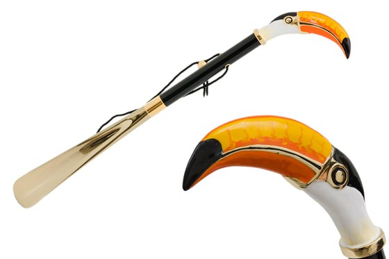 Pasotti shoehorn TUKAN GOLD
