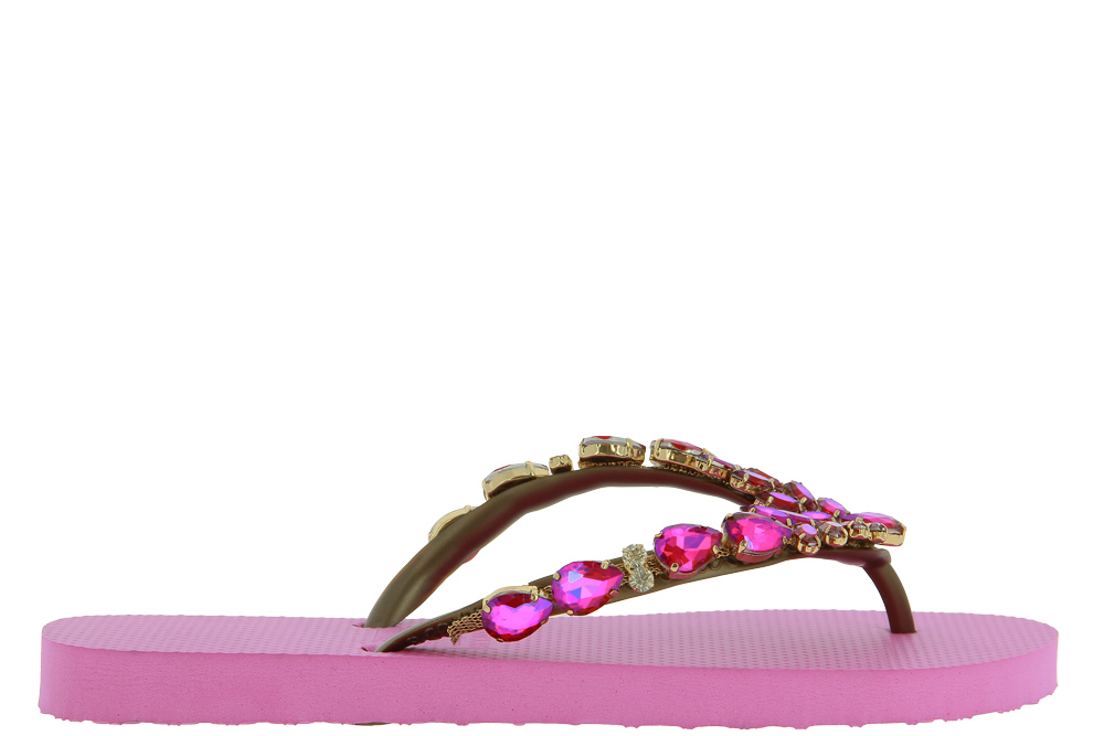 Chanclas thong sandals ADELA DIAMOND PINK