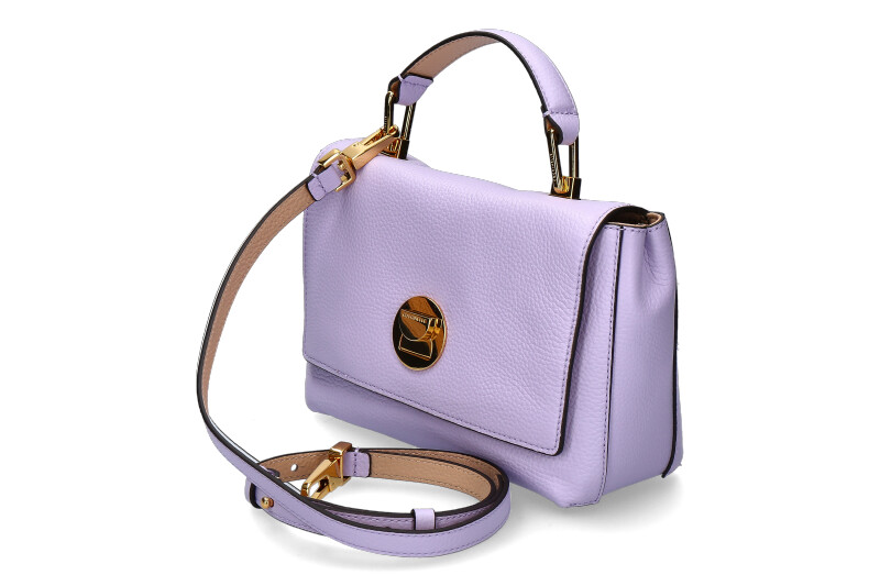 Coccinelle bag MINI GRAIN LEATHER LAVENDER