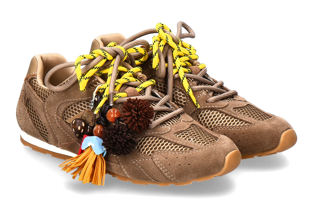 3P women's- sneaker BLAST L424 NET- taupe/ brown