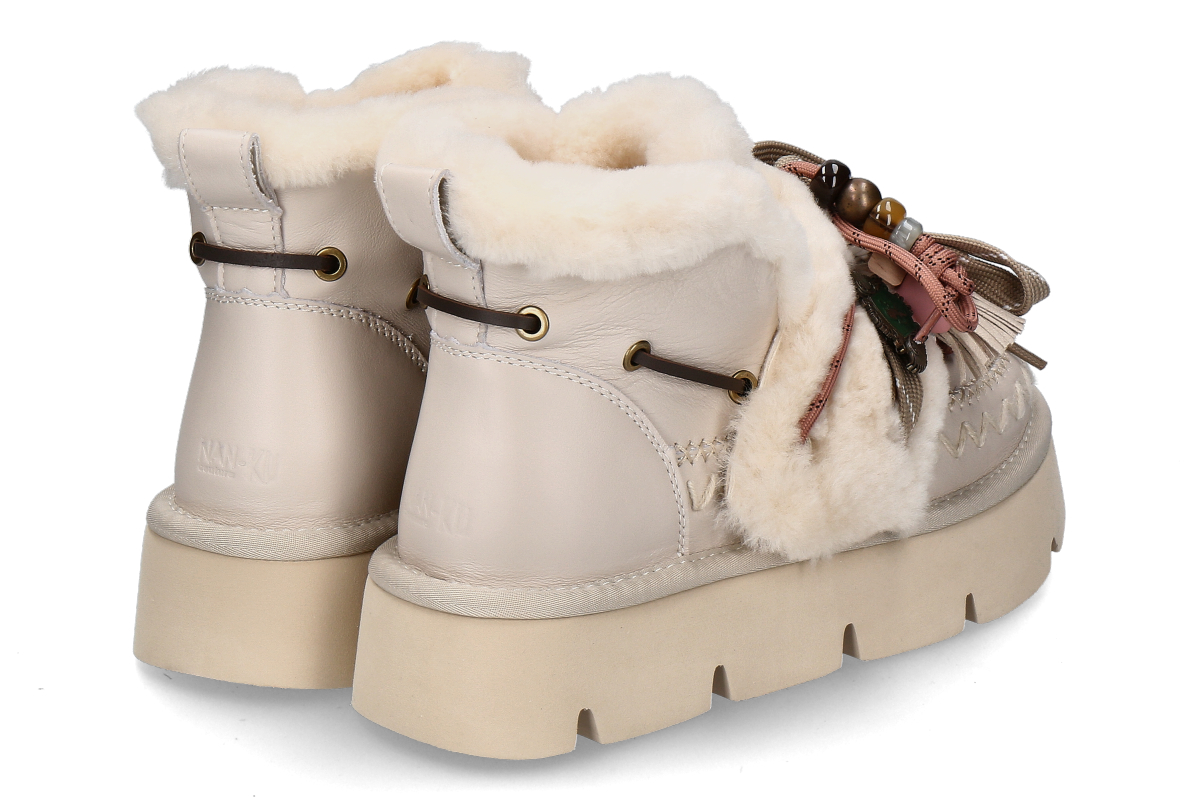 Nan-Ku Couture Bootie gefüttert GFH02- weiß_232100264_2
