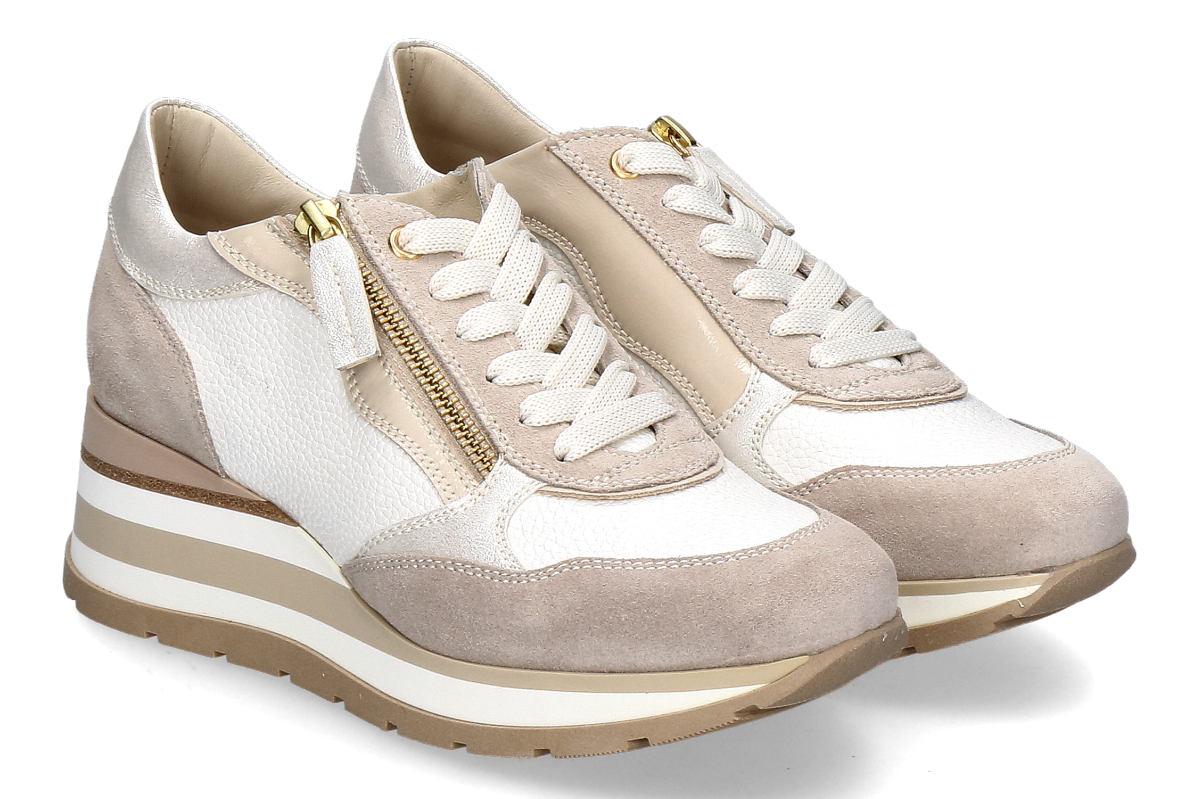 DLS Women's- Sneaker LUCIAN- farro-bianco/ beige-white
