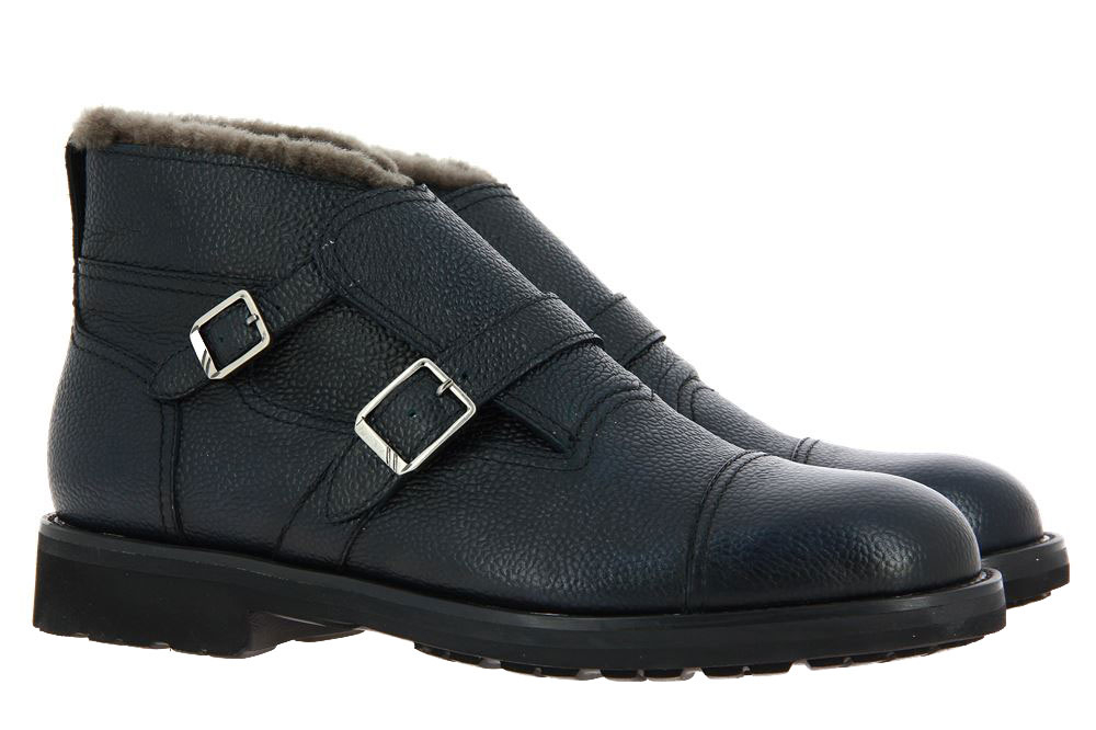 Moreschi ankle boots lined CALGARY BLU SCURO 