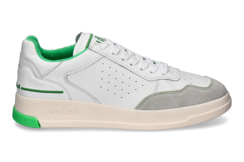 Ghoud men's sneaker TWEENER LOW FLUO FL04- white/green