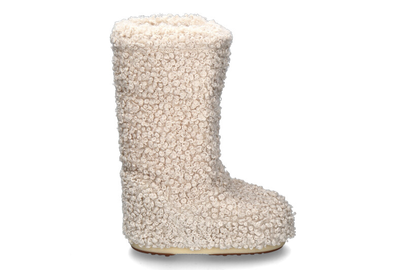 Moon Boot Snowboot ICON FAUX FUR CURLY- cream
