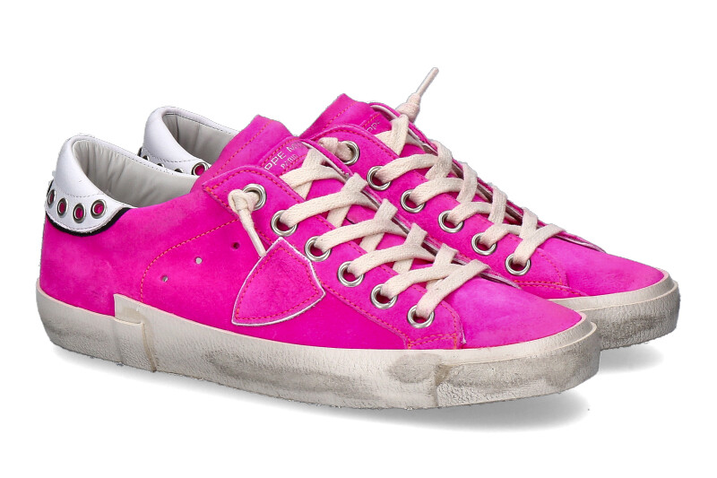 Philippe Model sneaker PARIS GIPSY DAIM FUCSIA