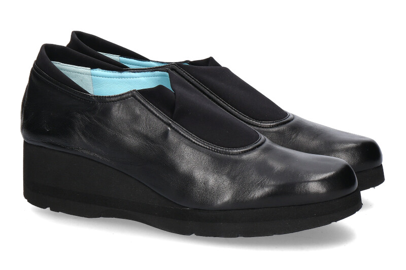Thierry Rabotin wedge slipper DHARMA NAPPA NERO