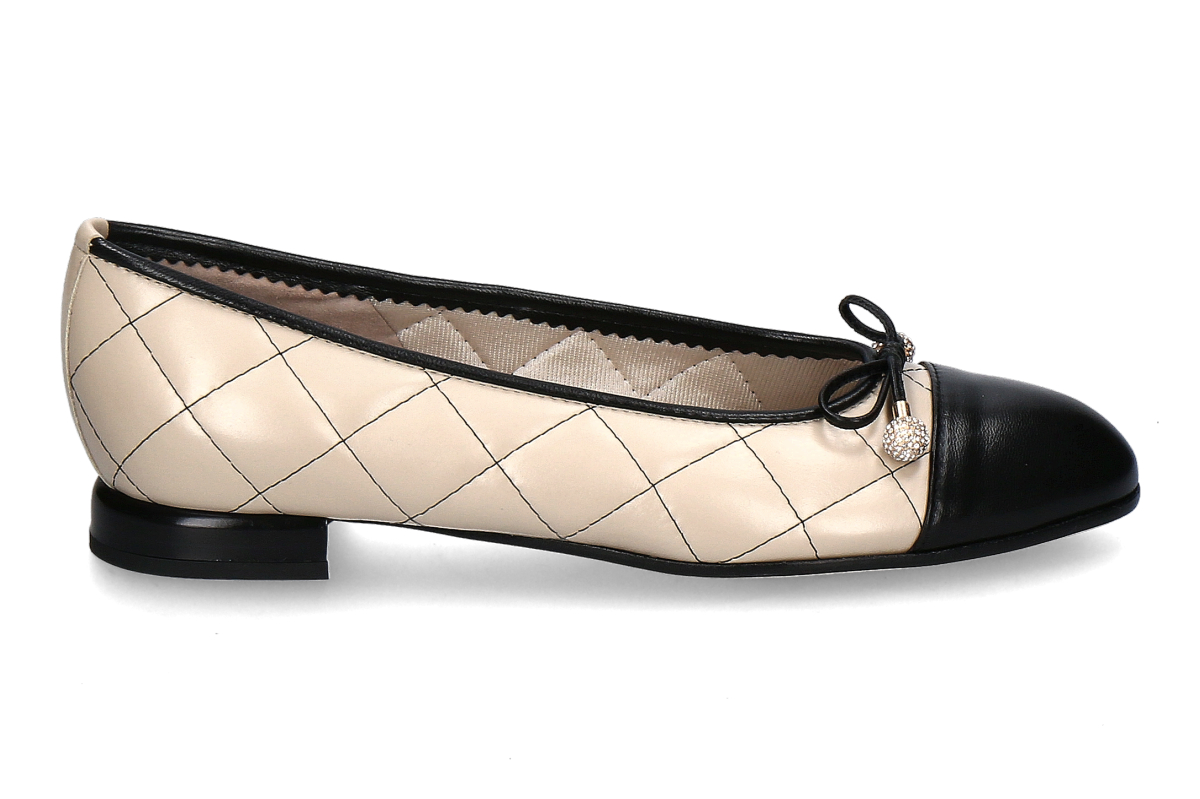 Brunate ballerina ALBA- nero-moon/ black-beige