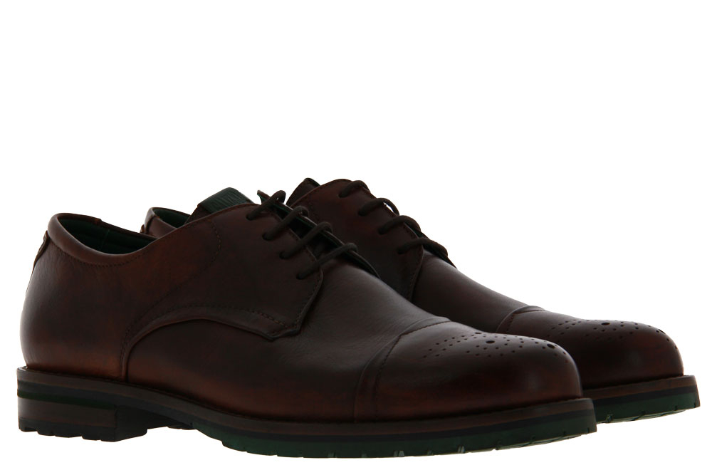 Galizio Torresi lace-up VITELLO KING COGNAC