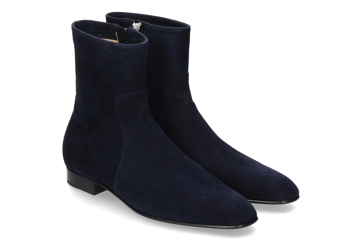 Pomme d'Or ankle boots ZOE CAMOSCIO- dark blue/ navy