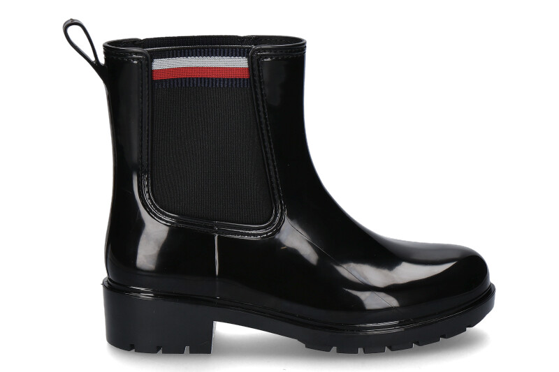 Tommy Hilfiger lace-up lined TUMBLED- URBAN boots schwarz