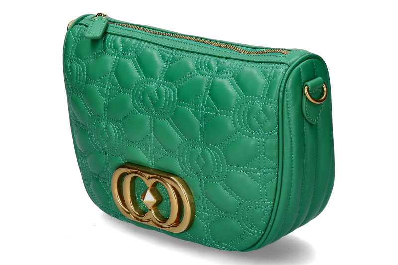 La Carrie shoulder bag LEATHER GREEN