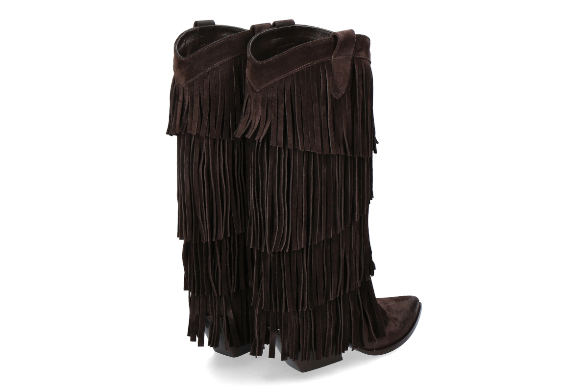 Elena Iachi Cowboy Damen Stiefel STRATEGIA - Velour Ebano_257300008_2 Elena Iachi Cowboy Damen Stiefel STRATEGIA - Velour Ebano_257300008_2