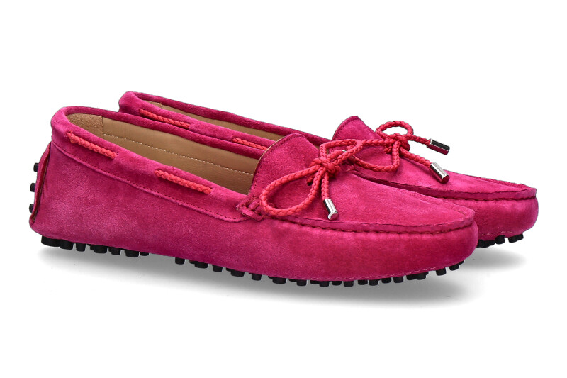 ScarpaRossa moccasin VELOUR FUXIA