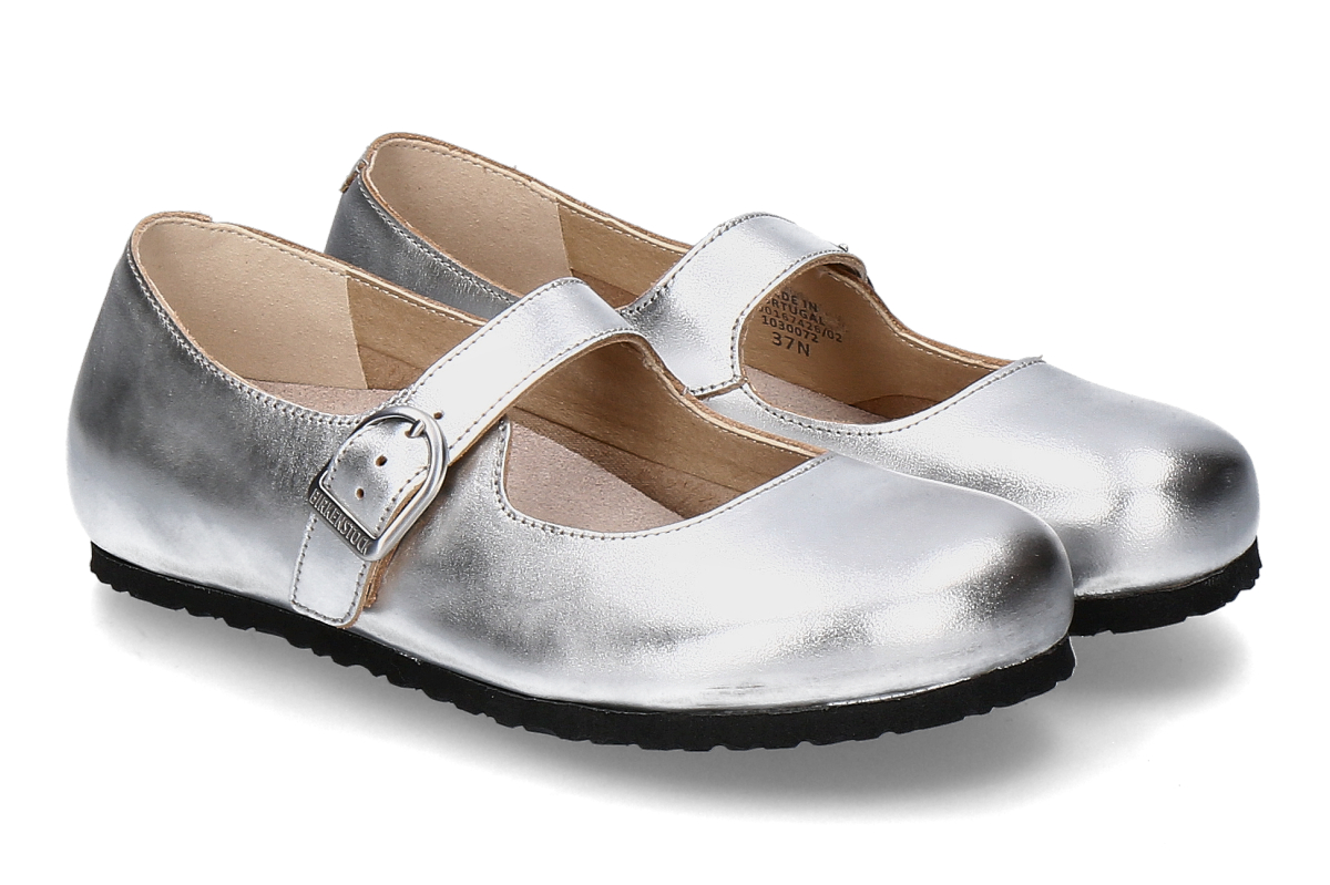 Birkenstock ballerina SANTA CLARITA LENA- silver