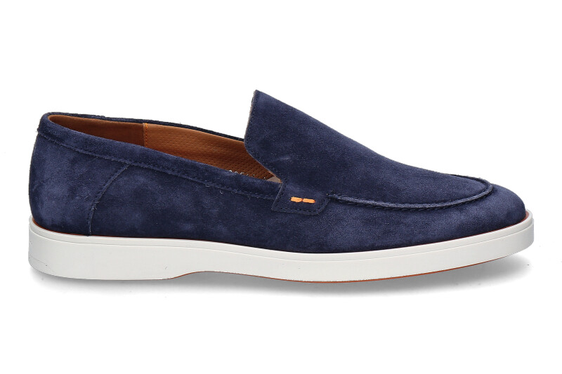 Lloyd men's slip on HUNTER VANISH SUEDE- pilot/blau