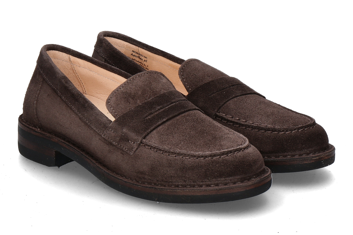 Astorflex ladies' slip-on shoe DIANEFLEX RUBBER- moro/dark brown