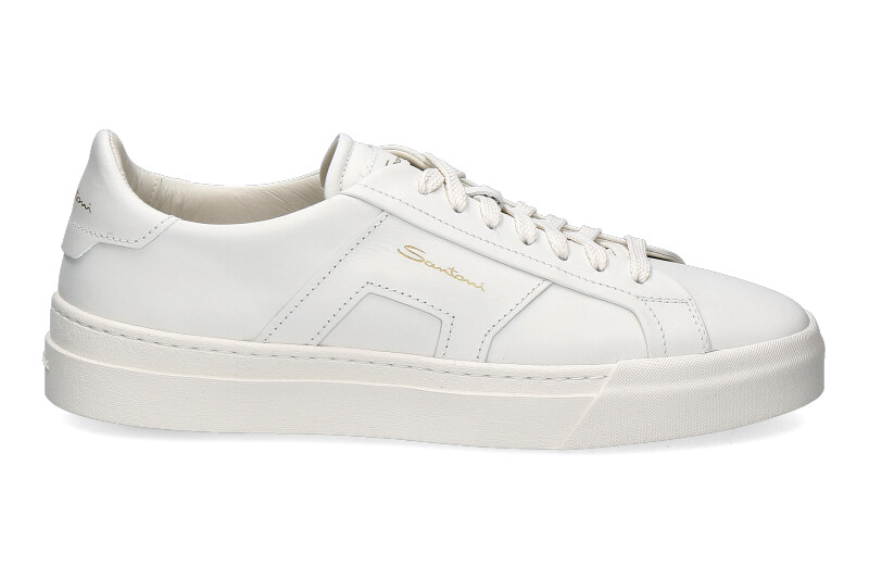 Santoni sneaker MAN LEATHER WHITE