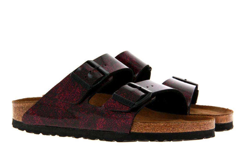 birkenstock arizona iride strong red