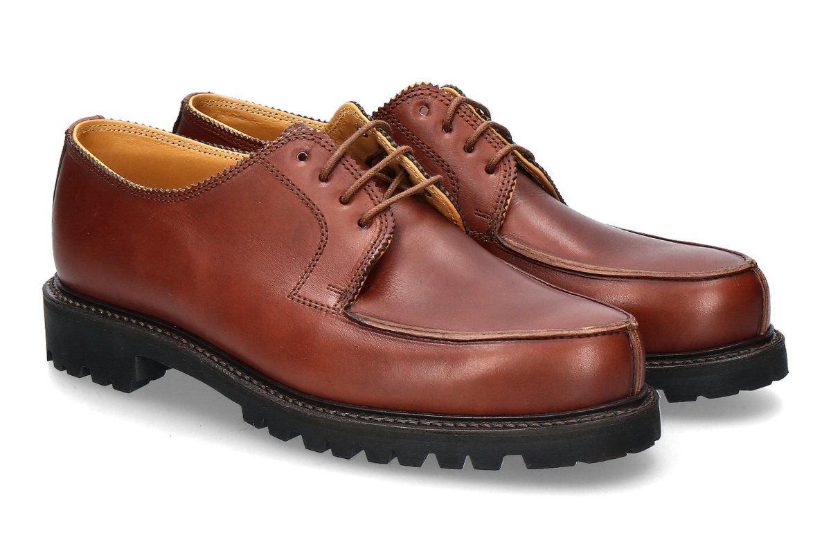 Ludwig Reiter Men's Lace-Up NORWEGER JUCHTENLEDER- maroon/ medium brown