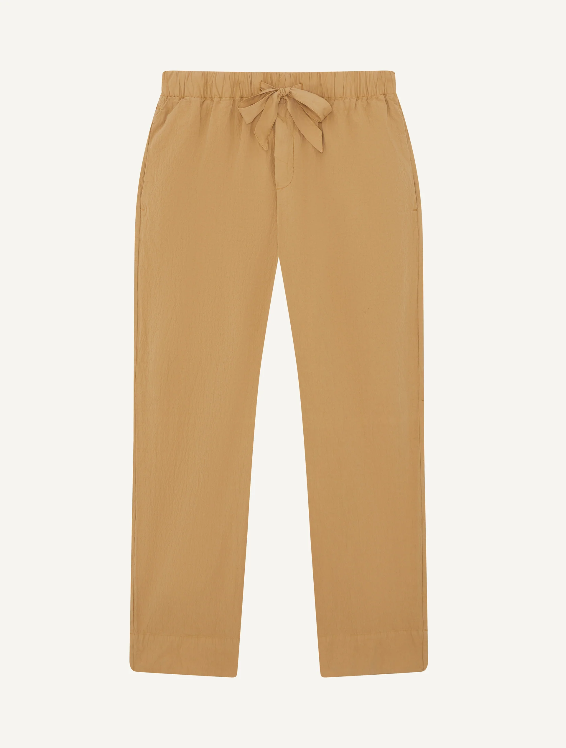 Frescobol Carioca men's trousers LUAN SEERSUCKER TROUSER- beige