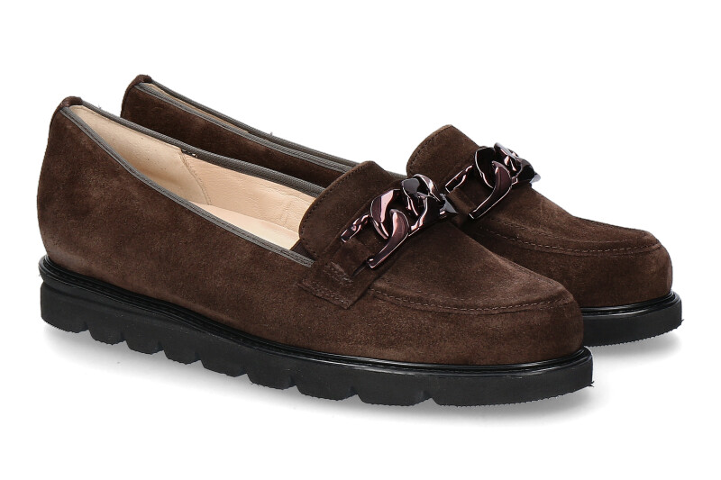 Hassia loafer PISA G-WEITE- dunkelbraun