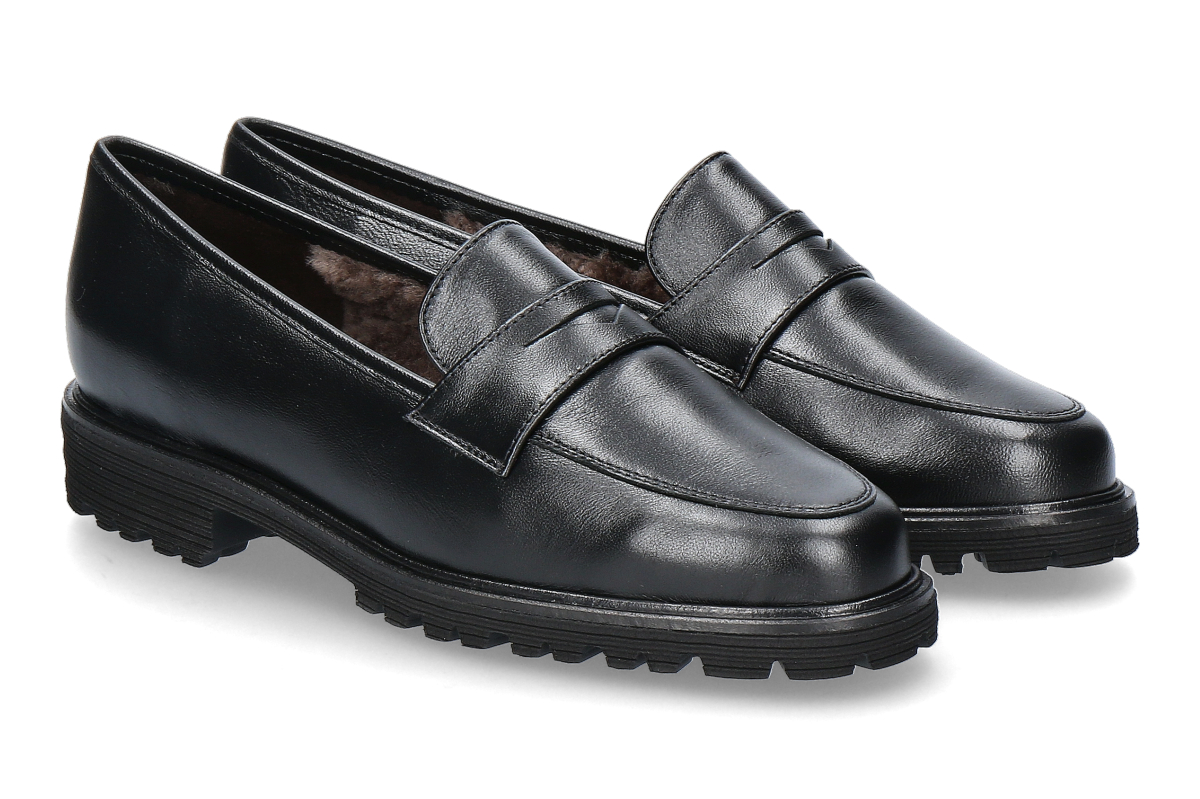 Brunate Loafer gefüttert TANK NAPPA - nero/schwarz