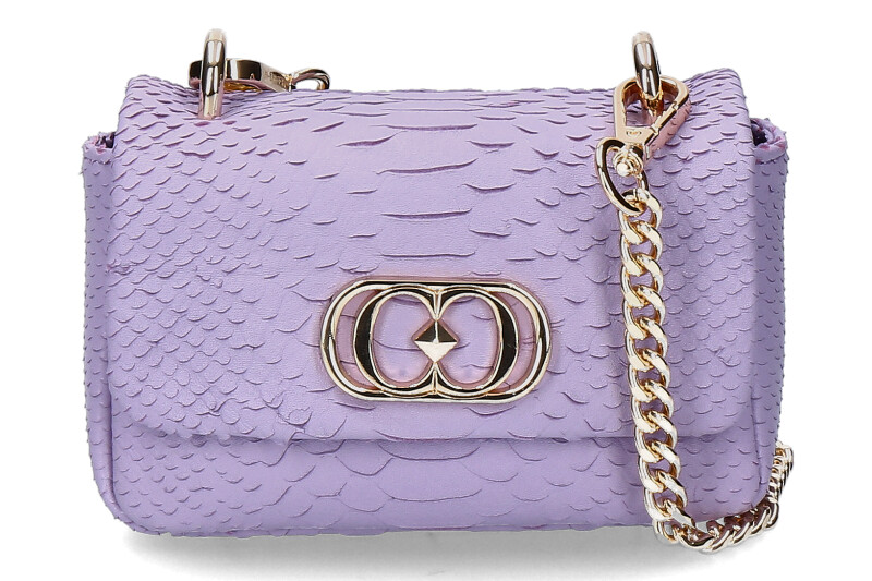 La Carrie shoulder bag MINI PYTON LILLA