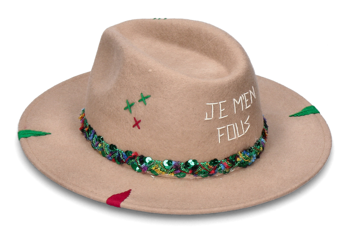 The Hat Gang straw hat MADAGASCAR- marrone/ dark brown