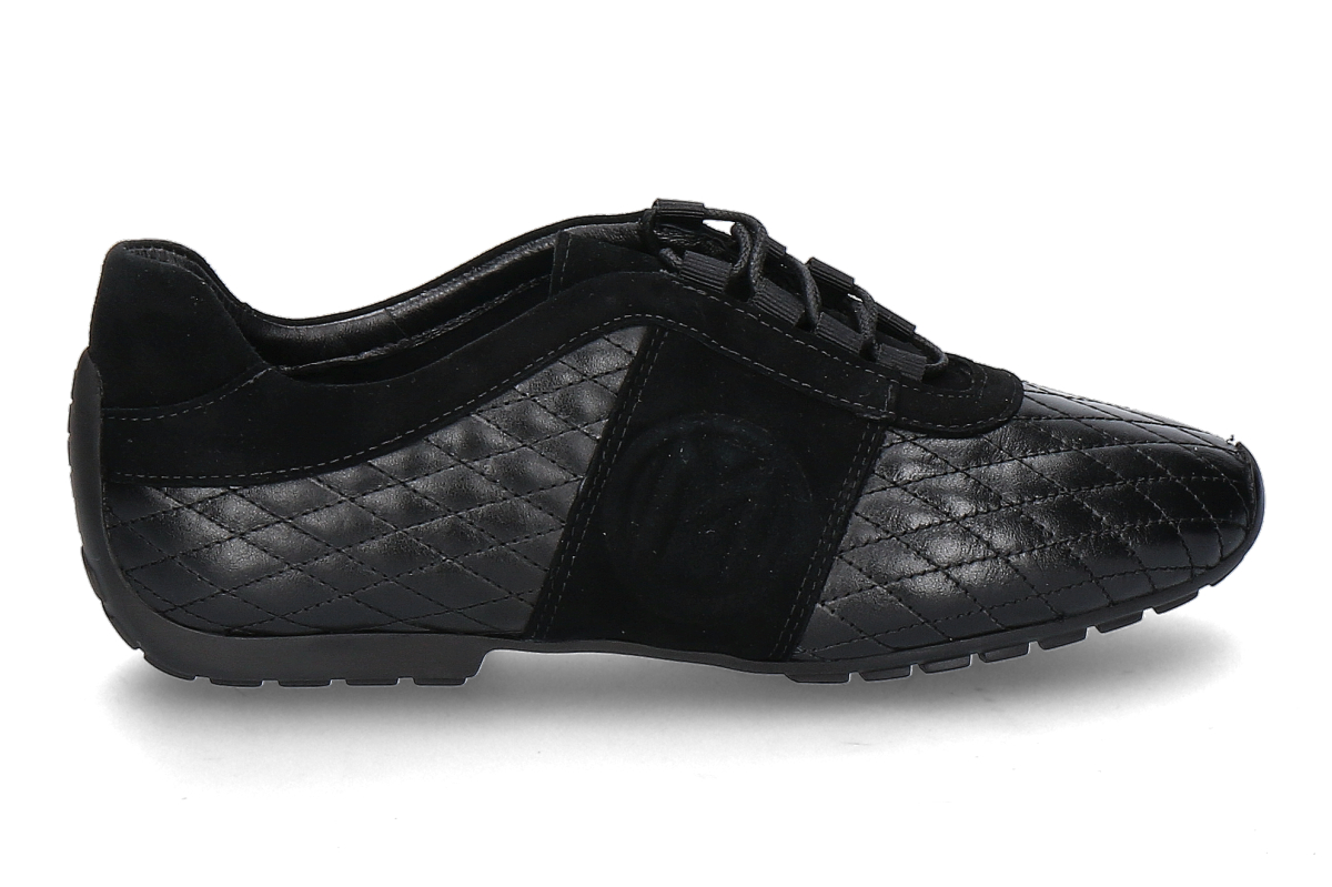 Mania Sneaker MB.733 CAREZZA CAMOSCIO- schwarz