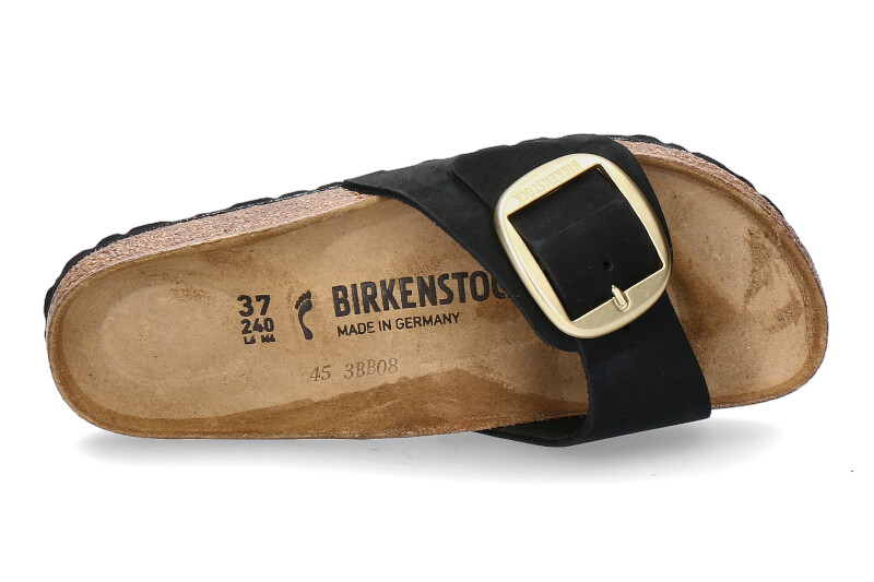 Birkenstock mules MADRID BIG BUCKLE SCHMAL BLACK