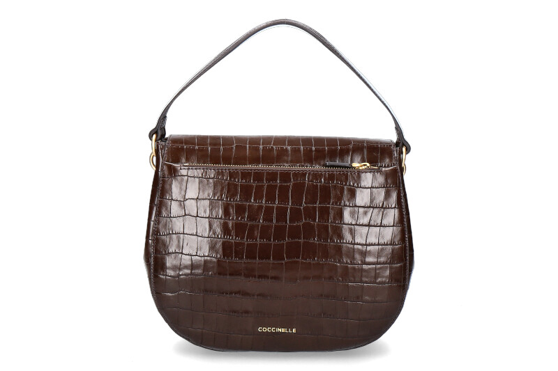 Coccinelle bag ZANIAH CROCO BORSA PELLE VITELLO T.MORO Coccinelle bag ZANIAH CROCO BORSA PELLE VITELLO T.MORO