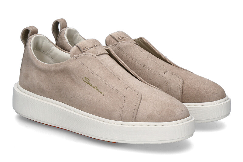 Santoni sneaker for women CLEANIC SOFT- beige