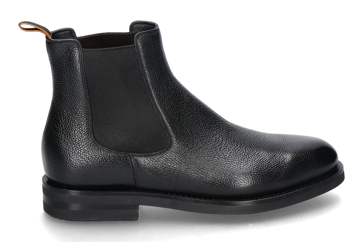 Santoni Chelsea boot for men ENVER- black/ schwarz 