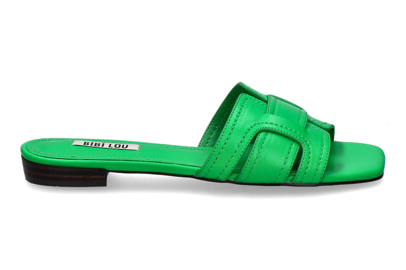 Bibi Lou mules CREMES NAPPA GREEN