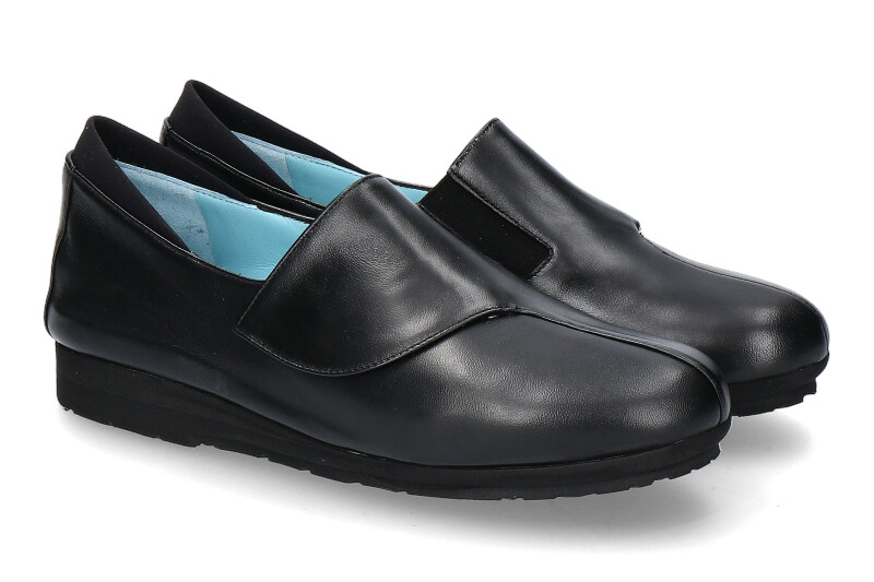 Thierry Rabotin Velcro shoe GRANIA NAPPA NERO