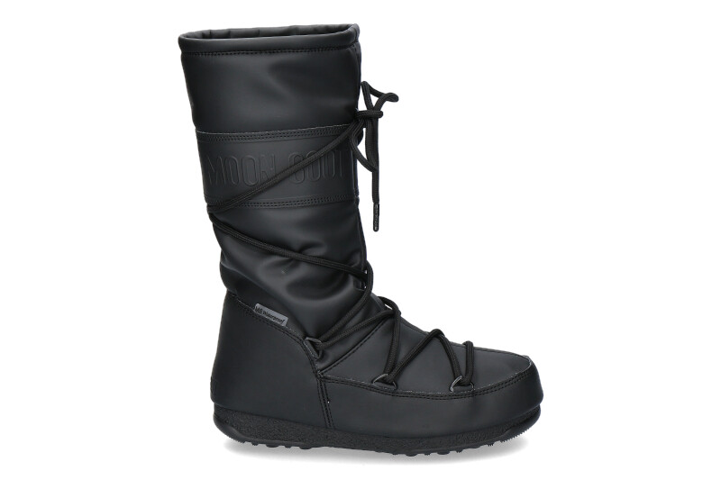 Moon Boot model HIGH RUBBER WP BLACK