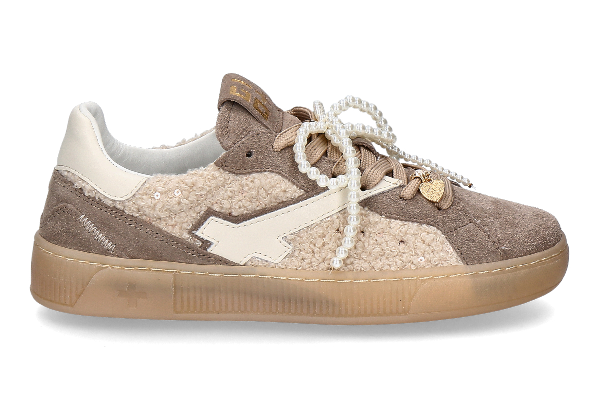  Gio+ women's sneaker BLUE30A COMBI- orsetto beige 